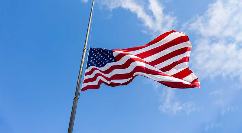 Flags lowered to half-staff in memory of Cong. Ron Wright